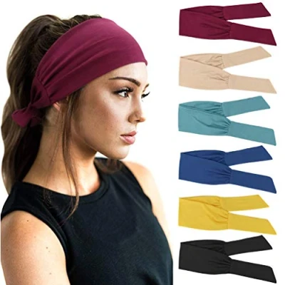 Imagen de DRESHOW 6 Piezas Diadema para Mujer Yoga Correr Diademas Deportes Entrenamiento Bandas el Cabello Lindo Accesorio