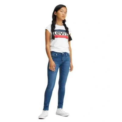 Imagen de Levi&#039;s 711 Skinny Vaqueros pitillo para niños, Talla: 164, Blue winds