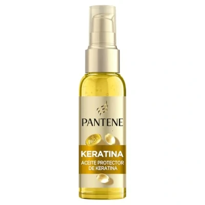 Imagen de Pantene Pro v Repara Y Protege Aceite Capilar Protector De Queratina, 100 Ml, Blanco, Aloe, 1 Unidad