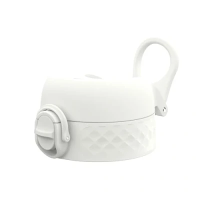 Imagen de ion8 Tapa de Botella agua OneTouch 2.0 a Prueba fugas, Sin BPA, Grande, Blanco