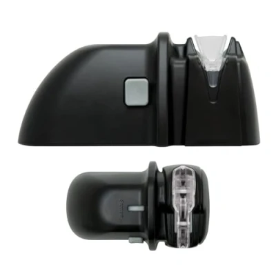 Imagen de Kyocera DS 38, Afilador de cuchillos diamante para acero y cerámica, alimentado por batería, solo uso con la mano derecha