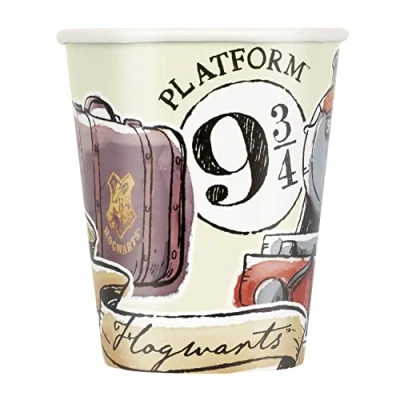 Imagen de Unique Party 23936EU Vasos de Papel 266 ml Fiesta Harry Potter Paquete 8
