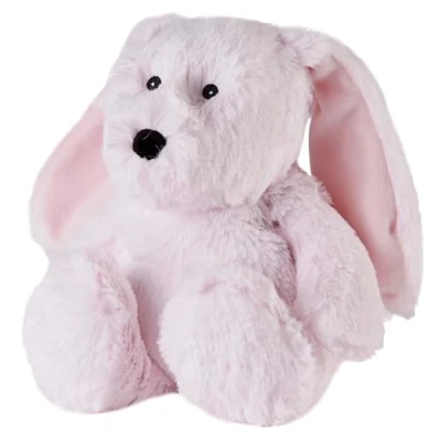Imagen de Bolsa de Trigo Warmies Peluche Conejito Rosa, Calentable en Microondas, con Aroma a Lavanda Francesa, Oso Ponderado, Juguete Caliente o Frío para Relajación y Alivio del Calor