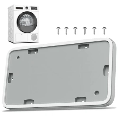 Imagen de GIANTO puerta secadora compatible con Bosch, Siemens, de mantenimiento, recambio para intercambiador calor gris tornillos 22,5 x 14,5 cm