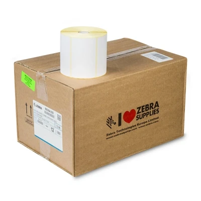 Imagen de Zebra Z Select 2000D Blanco Etiquetas de impresora (Blanco, Papel, Transferencia térmica, 110 pieza(s), 101.6 x 63.5)