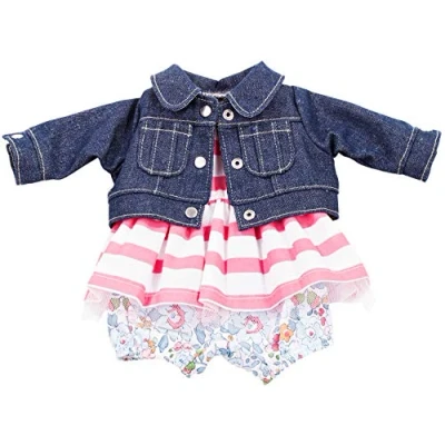 Imagen de Götz 3402659 Traje de bebé Vacanze Talla Ropa para muñeca. S Set 3 Piezas y complementos muñecos bebés 30 33 cm