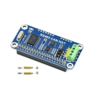 Imagen de RS485 Can Hat para Raspberry Pi 4B/3B+/3B/2B/B+/A+/Zero/Zero W/WH, Permitir la Comunicación a Larga Distancia Través de Función RS485/CAN