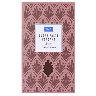 Imagen de PME Fondant Pasta de Azúcar Marrón 250g