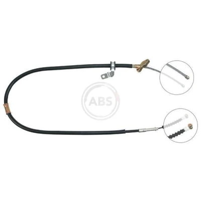 Imagen de A.B.S. K16337 Cable de Freno Mano 1544 Tambor para dirección izquierda/derecha IVECO: DAILY 4