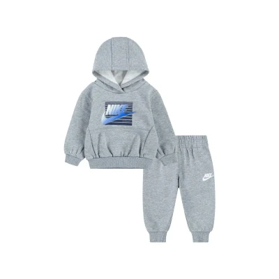 Imagen de Nike Sportswear Gradient Futura SET Sudadera para niños, Talla: 18m, Dark grey heather