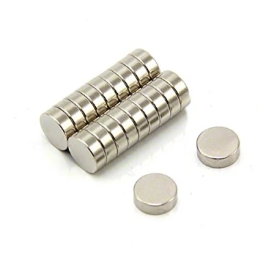 Imagen de Magnetastico® 50 Piezas Imanes de neodimio N52 Discos 7x3 mm potentes Imán Nevera para cartelera Permanente Pizarra interactiva