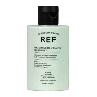 Imagen de REF Champú Weightless Volume Para Mujeres con Cabello Fino Protección Fortalecimiento Voluminizadora No profesional Sin Sulfatos Extractos Botánicos 100 ml