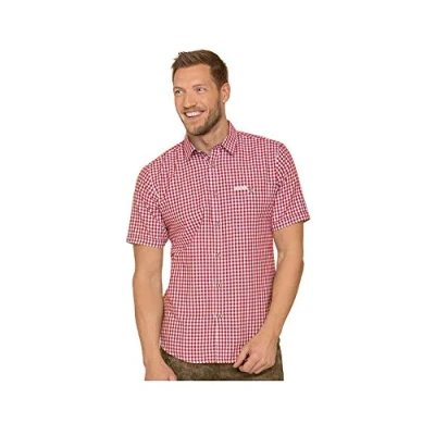 Imagen de Stockerpoint Hemd Renko3 Trachtenhemden, Rojo (Rot Rot), X Large para Hombre
