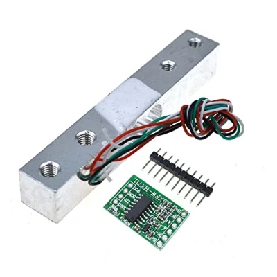 Imagen de Reland Sun Sensor de presión pesaje celda carga a pequeña escala 1 kg, 5 10 20 kg con adaptador A/D HX711AD (módulo HX711 kg)