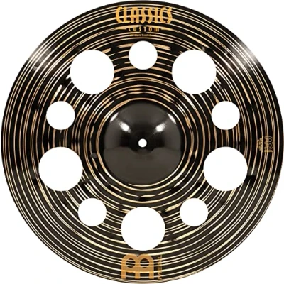 Imagen de Meinl Cymbals Classics Custom Dark Plato Trash Crash de 18 pulgadas (45,72cm) Platillos Batería Bronce B12, Acabado Oscuro (CC18DATRC)