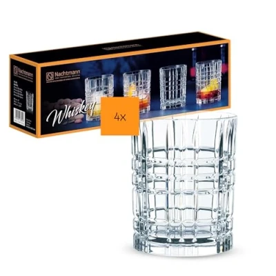 Imagen de Spiegelau &amp; Nachtmann Whiskey Set/4, Cristal, Transparentes, 8.2 x 10.2 cm, 4 Unidades de Medida