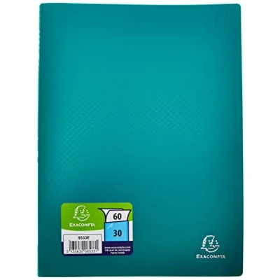 Imagen de Exacompta 8533E Carpeta de 30 fundas PVC, A4, color verde