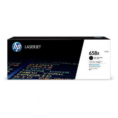 Imagen de Cartuchos De Tóner Hp 658x W2000x, Negro, Alta Capacidad Original, 33.000 Páginas, Para Impresora Laserjet Enterprise M751dn
