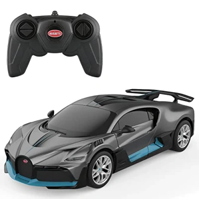 Imagen de TURBO CHALLENGE Bugatti Divo RC Prestige 095602 Coche Control Remoto Gris 1/24 Plástico Juguete para Niños Regalos Cumpleaños Licencia Oficial A Partir de 6 años