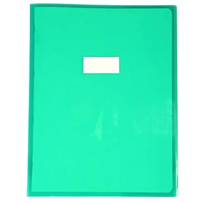 Imagen de Clairefontaine 73405 C 24 x 32 cm transparente ejercicio libro pantalla con etiqueta soporte verde