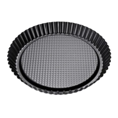 Imagen de Zenker Molde rizado para tartas, diámetro 28 cm, acero con revestimiento antiadherente, color negro. 1 ud.