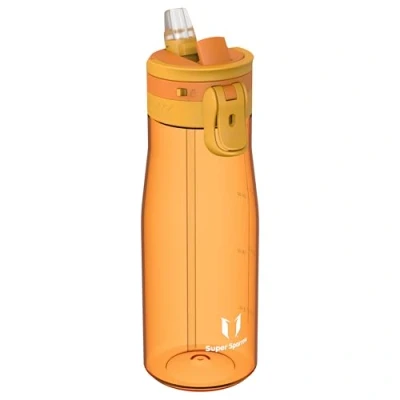 Imagen de Sparrow Botella Agua 1L Sin BPA TouchFlow Tritan con Pajita, para Deportiva, Gimnasio, Ciclismo