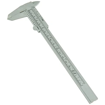 Imagen de Brueder Mannesmann Werkzeuge M 822 150 Calibre Vernier, Material plástico, Color Gris