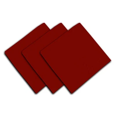 Imagen de Soleil d&#039;ocre Set de 3 toallas algodón 45x45 cm Panama, Rojo