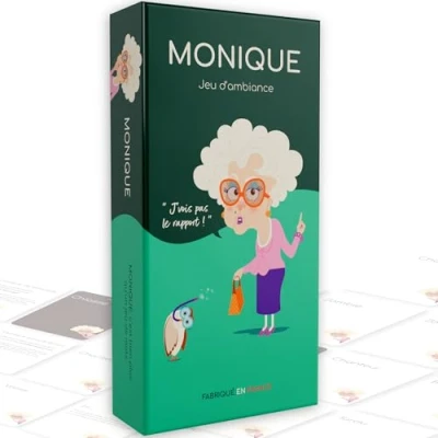 Imagen de Monique Association de Palabras Juego mesa Familia y Amigos ¡Más 1 millón jugadores! Justificación, Bluff Fous Rises garantizados I Fabricado en Francia