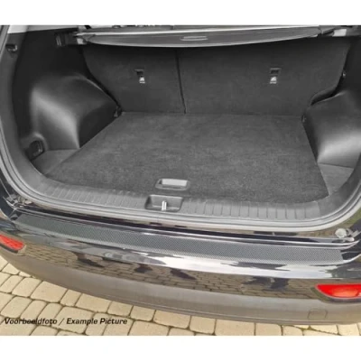 Imagen de MAX6 Lámina de protección del Parachoques Trasero a Medida Compatible con Skoda Octavia III Kombi 2013 2017 Aspecto Carbono