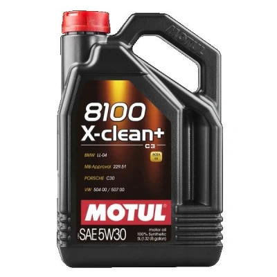 Imagen de Motul 8100 X CLEAN+ 5W 30 5L Aceite de motor 106377 SEAT: Leon III SC, ST Furgón / Familiar, I Hatchback, VOLKSWAGEN: Sharan I, Scirocco