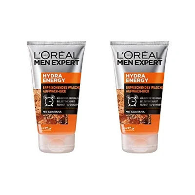 Imagen de Gel de limpieza L&#039;Oréal Men Expert Hydra Energy para despertar, 100 ml