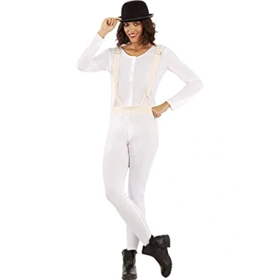 Imagen de Funidelia Disfraz de La Naranja Mecánica Oficial para Mujer Talla S Clockwork Orange, Drugo, Películas &amp; Series Color: Licencia: 100%