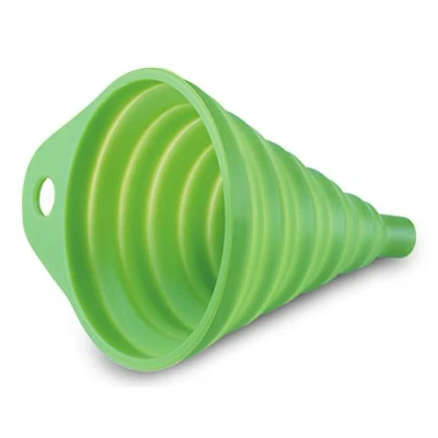 Imagen de mumbi Silikontrichter Embudo de Silicona Plegable para Rellenar (Aprox. 8,6 x 10,5 cm) en Verde