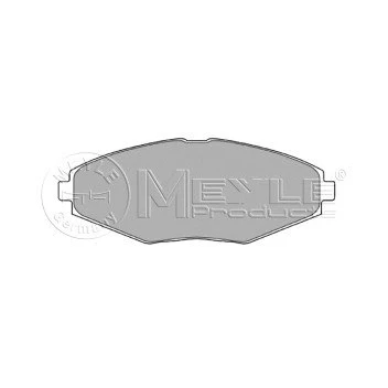 Imagen de MEYLE 025 232 4117 Juego de pastillas freno ORIGINAL Quality Eje delantero no preparado para indicador desgaste Chapa antichirridos