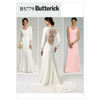 Imagen de Butterick B5779 Patrón de Costura para Confeccionar Vestido Novia y Dama Honor