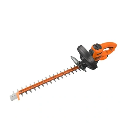 Imagen de BLACK+DECKER BEHTS301 QS Cortasetos con cable 500W, Hoja de 50 cm, 2 mangos y protector, Cuchilla asimétrica 22 mm separación, Robusto ligero