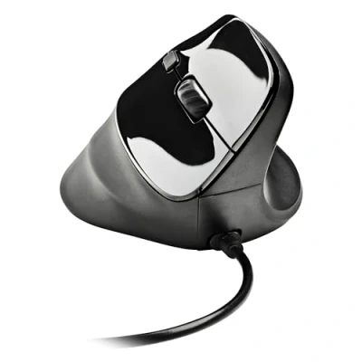 Imagen de Ratón Vertical Con Sensor Láser Ngs Samasara Negro