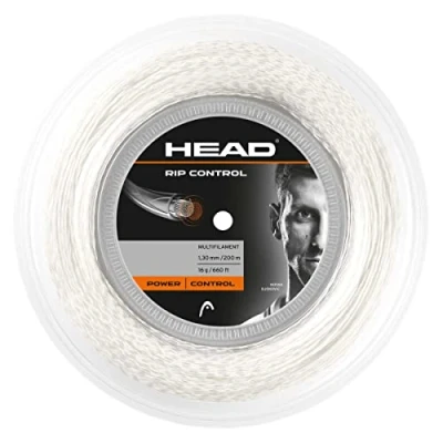 Imagen de Head Rip Control Rollo Cordajes de Raquetas Tenis, Unisex Adulto, Blanco, 17