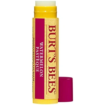 Imagen de Burt&#039;s Bees Bálsamo labial hidratante 100 % natural, de sandía: 1 tubo