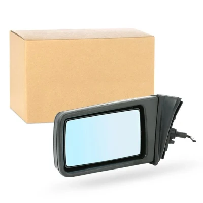 Imagen de espejo retrovisor Van Wezel 3024803 izquierda tintado en azul, completo, convexo, ajustable desde interior, Ajuste por varillas norauto, oscaro