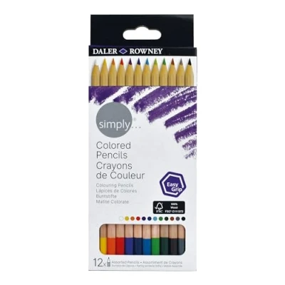 Imagen de Daler Rowney, Simply, Papel para Técnicas Mixtas, Textura Ligera, 160gsm, Bloc, Encolado 1 Lado, A4 21 x 29.7cm, Blanco, 30 Hojas