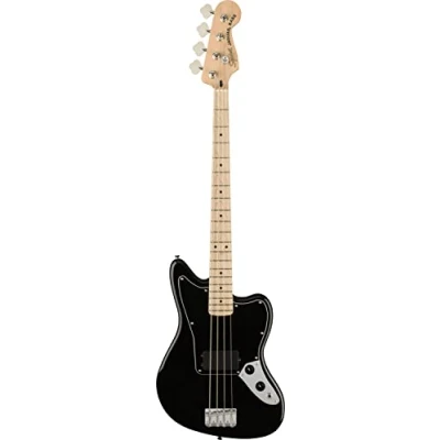 Imagen de Squier by Fender Affinity Series Jaguar Bass con pastilla Humbucker, diapasón de arce, negro, Incluye cursos virtuales gratuitos en Play