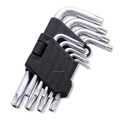 Imagen de FINDER XJ193123P Arm Star Key Wrench Set, Hollow End Set T10 T50, of 9 Piece, Standard