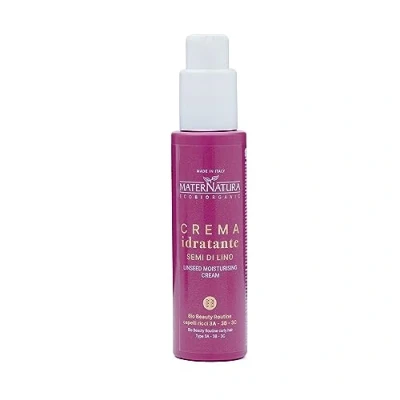 Imagen de Maternatura, Crema Hidratante para Cabello Rizado con Semillas de Lino, Estilización Definir los Rizos, Efecto Antifrizz, Bio Beauty Routine Rizado, Made in Italy 100 ml