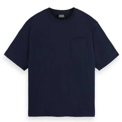 Imagen de Scotch &amp; Soda CORE 3 Crosses Loose FIT Pocket Camiseta básica, Hombre, Talla: Small, Night