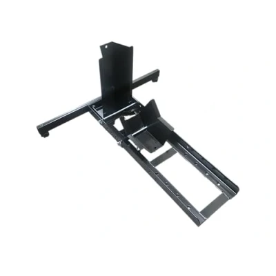 Imagen de MaxxHaul 70271 Soporte Ajustable para Ruedas de Motocicleta, Resistente, Capacidad Peso 1800 Libras, Color Negro