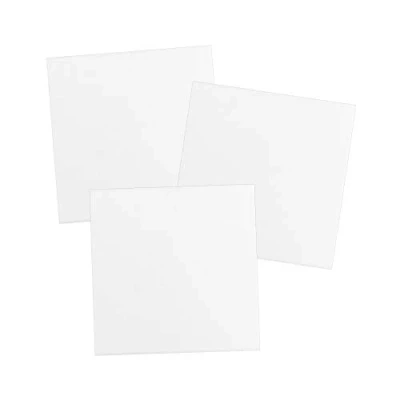 Imagen de Lienzo sobre bastidor, 280 g/m², color blanco, ideal para pintar con pinturas acrílicas, 20 x cm, 3 unidades