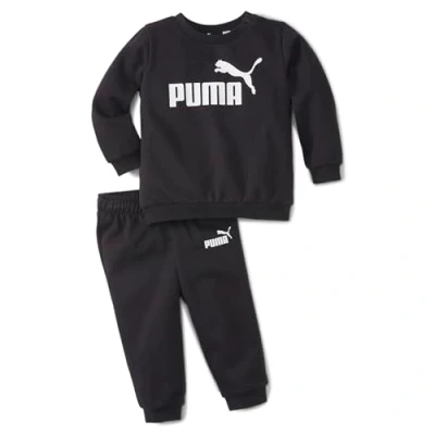 Imagen de Puma Minicats CREW Jogger Unisex SET Chándal para niños, Talla: 98, Black