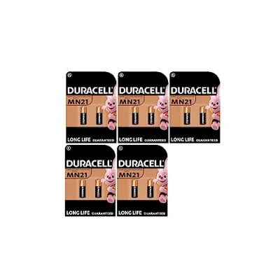Imagen de 10 pilas Duracell MN21 (5 blísters de 2 baterías) (A23/23A/V23GA/LRV08/8LR932)